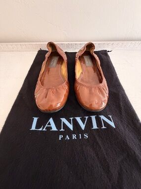 Authentic Lanvin Patent Leather Ballet flats